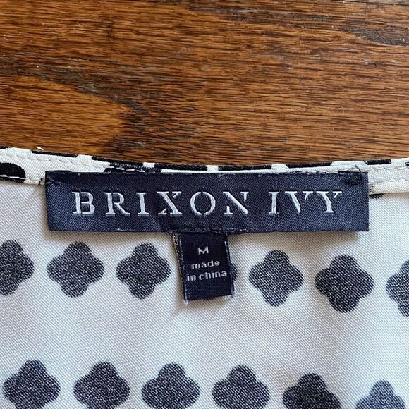 Brixon Ivy White & Black Patterned Blouse - Picture 2 of 7